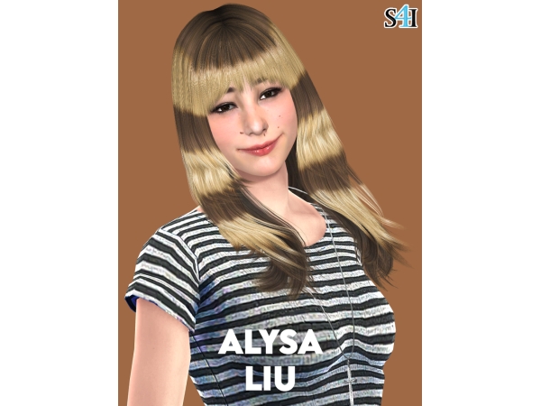Alpha Sims 4 CAS Alysa Liu - The Sims 4 Custom Content