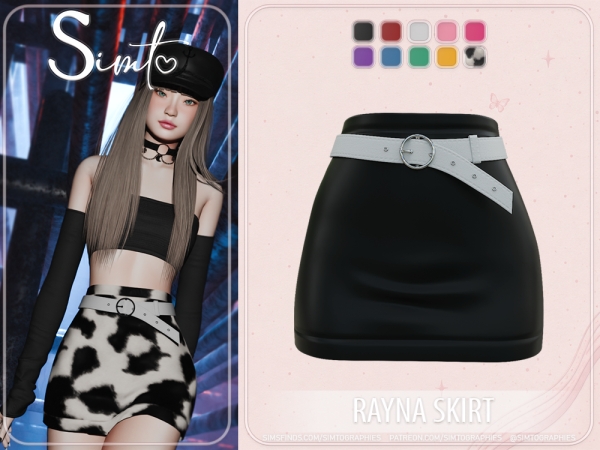 Alpha Rayna Skirt - The Sims 4 Custom Content