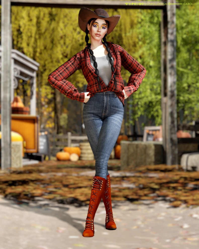 Alpha Marjorie Blackwell by carolldesign - The Sims 4 Custom Content