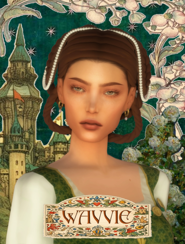 Maxis Match Lydia Hair by simsfinds - The Sims 4 Custom Content
