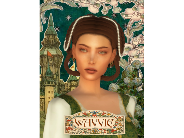 Maxis Match Lydia Hair by wavvie - The Sims 4 Custom Content