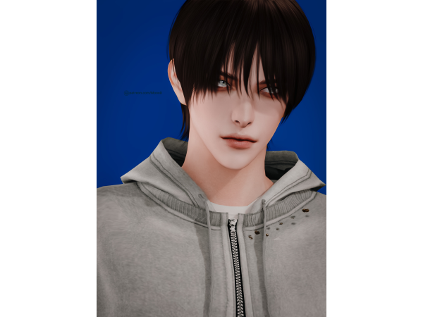 Alpha [SIMS4TS4] MoooD Hair N155 - The Sims 4 Custom Content