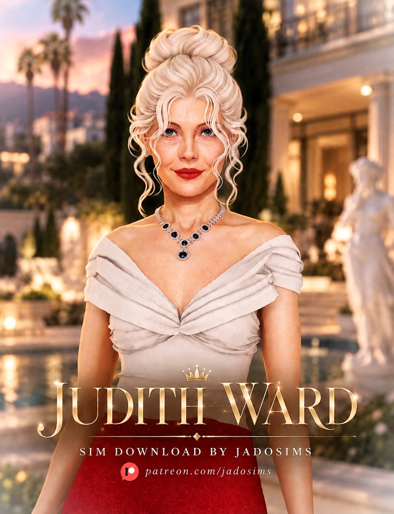 Alpha Judith Ward (Sim Download) by shopwithflynnn - The Sims 4 Custom Content