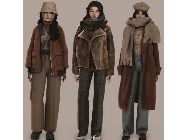 Maxis Match Winter lookbook by nikod03 - The Sims 4 Custom Content