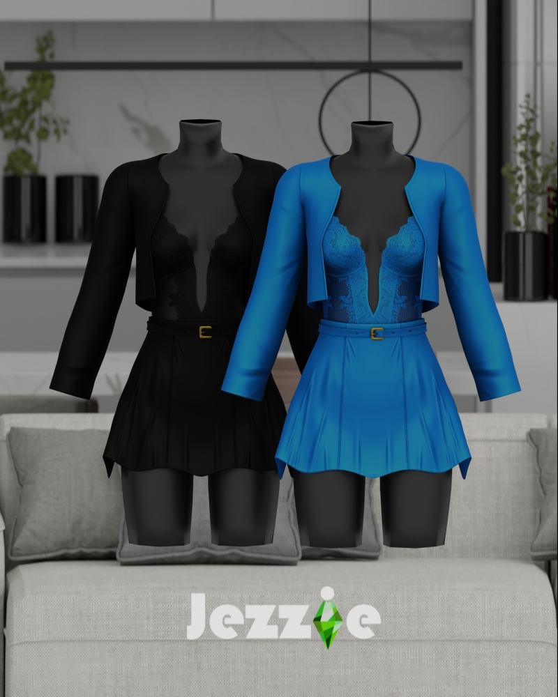 Alpha JEZZIETS4 Evelyn Set by jezziets4 - The Sims 4 Custom Content