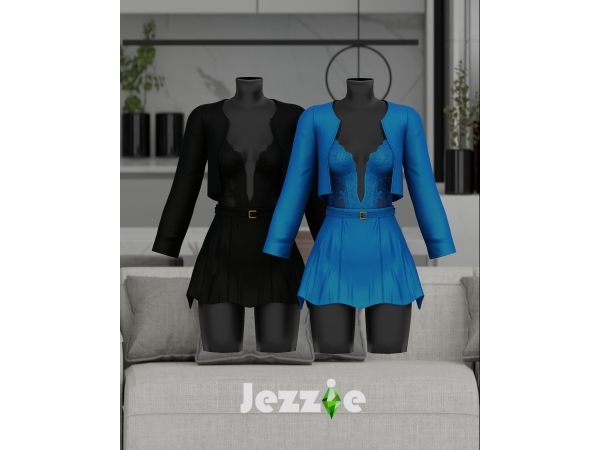Alpha JEZZIETS4 Evelyn Set - The Sims 4 Custom Content