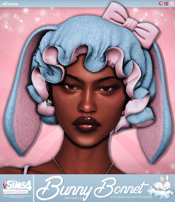 Mix Bunny Bonnet by simsfinds - The Sims 4 Custom Content