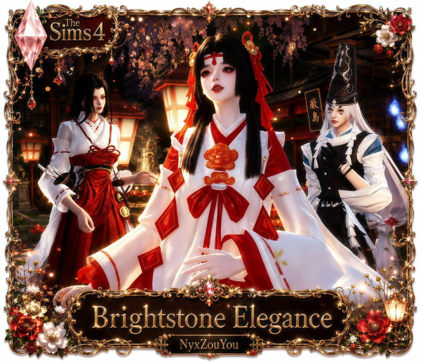 Alpha Brightstone Elegance by simsfinds - The Sims 4 Custom Content