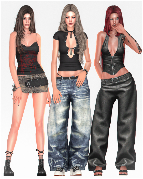 Alpha No Rules Set by simsfinds - The Sims 4 Custom Content
