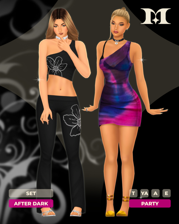 Maxis Match After Dark Set by simsfinds - The Sims 4 Custom Content
