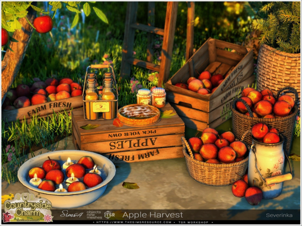 Alpha Apple Harvest by Severinka_ - The Sims 4 Custom Content