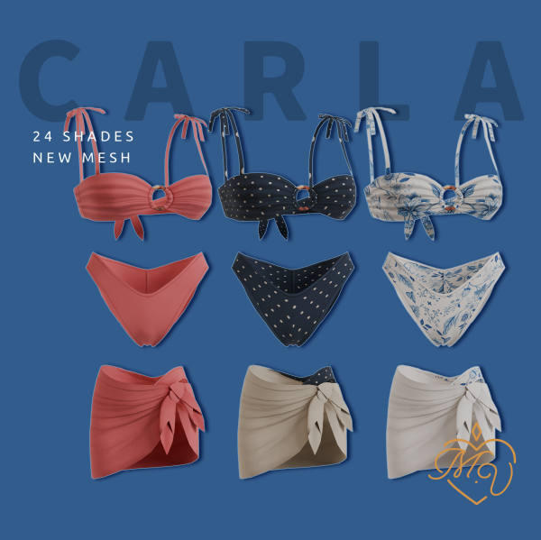 Maxis Match Carla Swimwear by simsfinds - The Sims 4 Custom Content