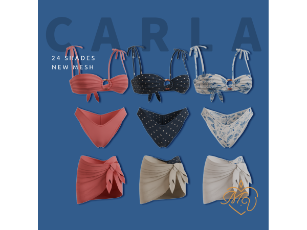 Maxis Match Carla Swimwear by MissValentine - The Sims 4 Custom Content