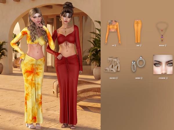 Alpha Kiana Lookbook - The Sims 4 Custom Content