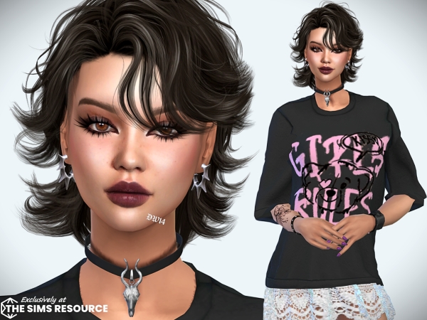 Mix Janice Tramell - The Sims 4 Custom Content
