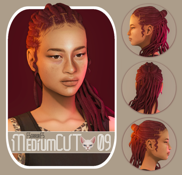 Maxis Match BASEBANGS(mediumCUT_09)_Pt4 by simsfinds - The Sims 4 Custom Content
