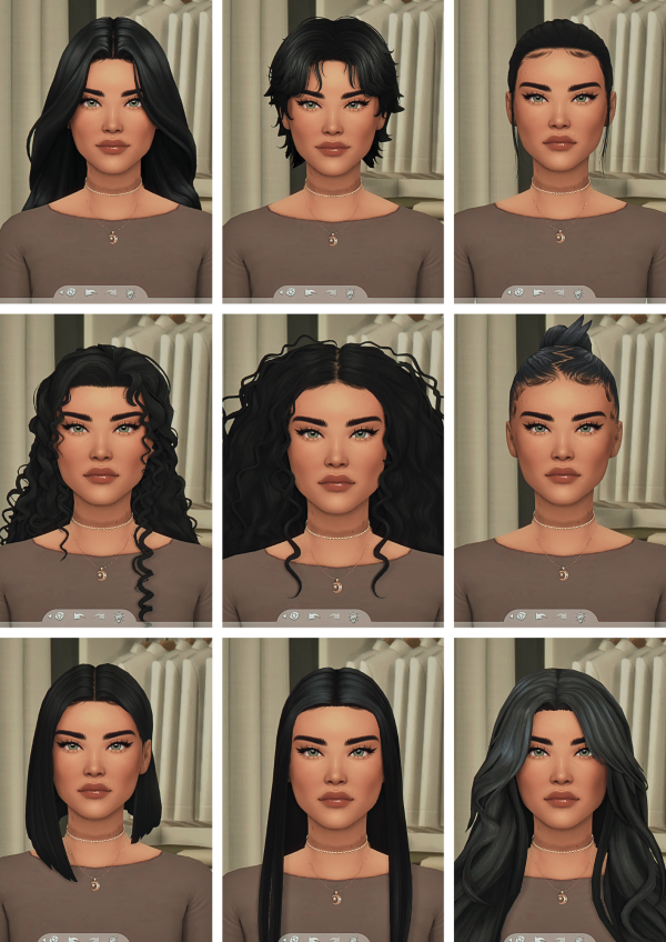 Maxis Match FINDS hair 20 by simsfinds - The Sims 4 Custom Content