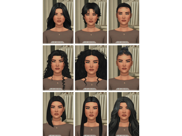 Maxis Match FINDS hair 20 by symphnic - The Sims 4 Custom Content