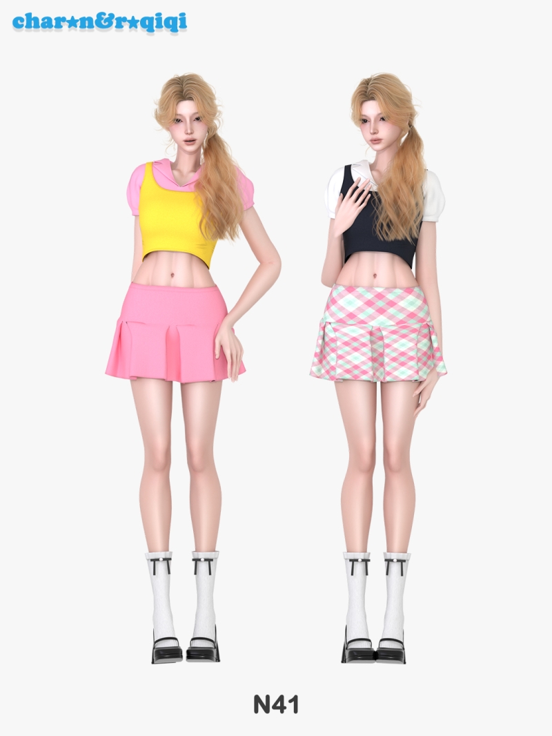 Mix [charonroqiqi]N41 by roqiqi - The Sims 4 Custom Content
