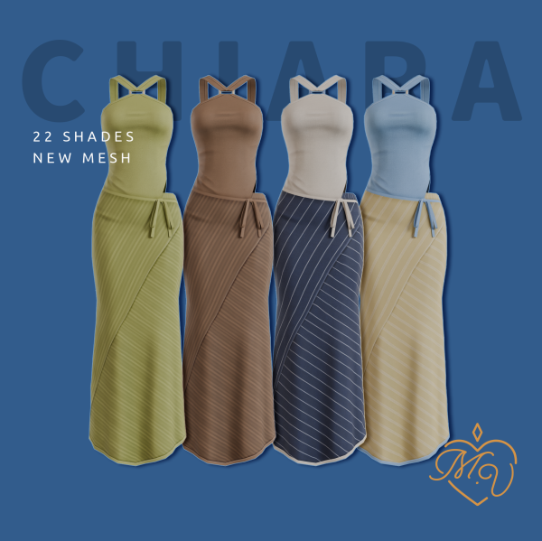 Maxis Match Chiara Dress by simsfinds - The Sims 4 Custom Content