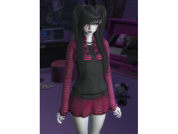Maxis Match Mira outfit - The Sims 4 Custom Content