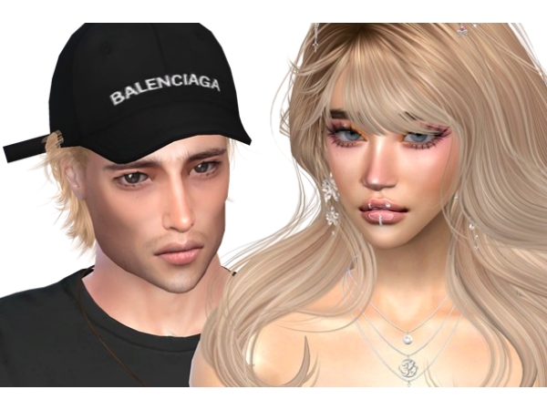 Alpha Curtis and Reese - The Sims 4 Custom Content