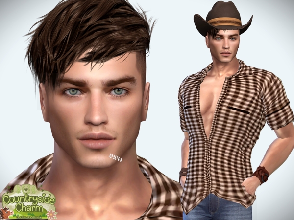 Mix Countryside Charm Colt Westwood - The Sims 4 Custom Content