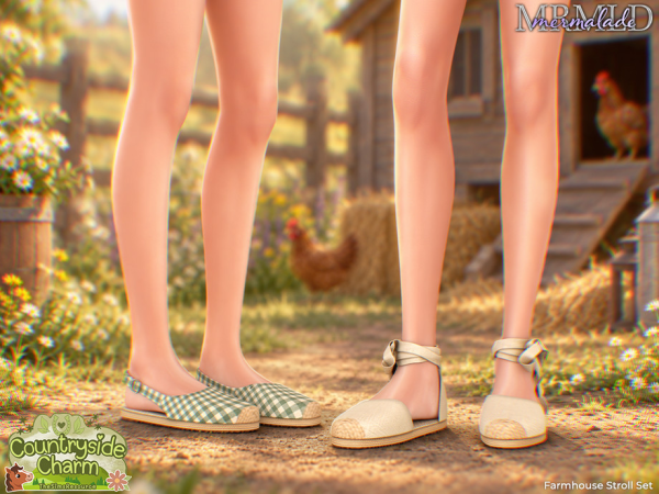 Alpha Farmhouse Stroll Set - The Sims 4 Custom Content