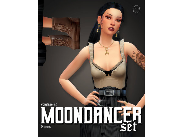 Maxis Match MOONDANCER SET by sondescent - The Sims 4 Custom Content