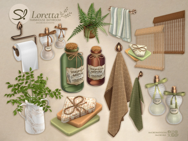 Mix Loretta Decor - The Sims 4 Custom Content