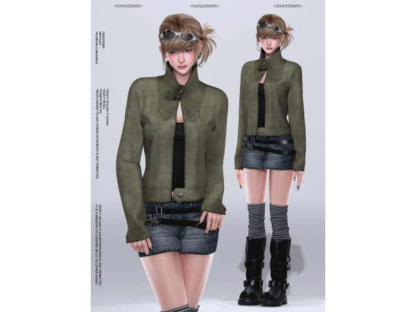 Alpha 333RIFF Suit - The Sims 4 Custom Content