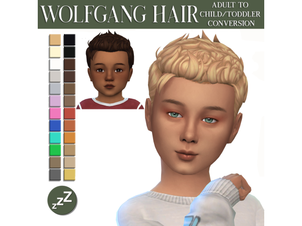 Maxis Match qrsims hair conversions by sleepyz0 - The Sims 4 Custom Content