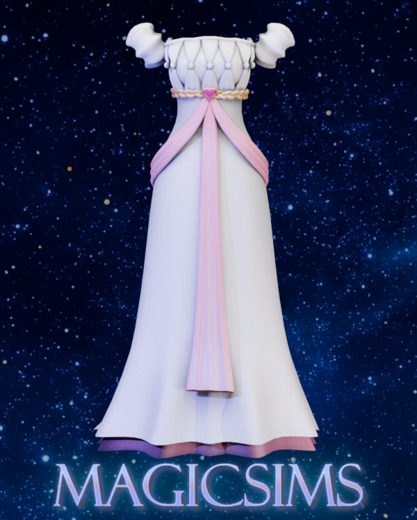 Maxis Match Diana dress by simsfinds - The Sims 4 Custom Content