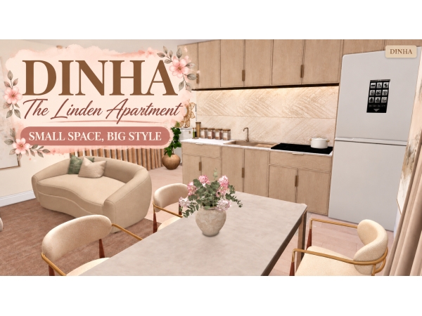 Alpha The Linden Apartment - The Sims 4 Custom Content