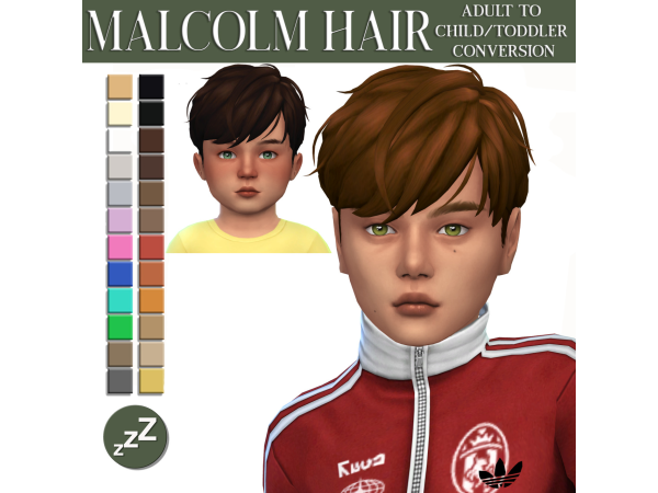 Maxis Match qrsims hair conversions by sleepyz - The Sims 4 Custom Content