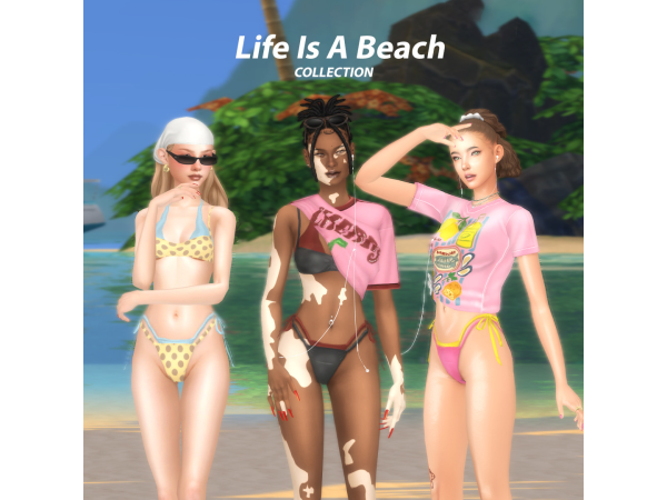 Maxis Match Life is a Beach Collection - The Sims 4 Custom Content