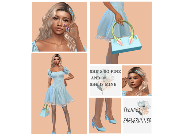 Maxis Match Shes so fine Mini Lookbook - The Sims 4 Custom Content