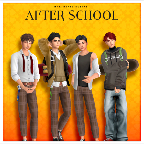 Maxis Match After School by simsfinds - The Sims 4 Custom Content