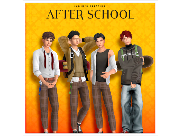 Maxis Match After School by marsmerizingsims - The Sims 4 Custom Content