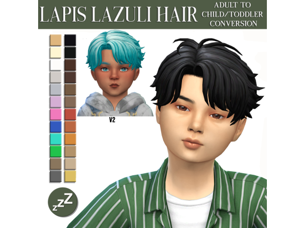 Maxis Match qrsims hair conversions by sleepyz0 - The Sims 4 Custom Content