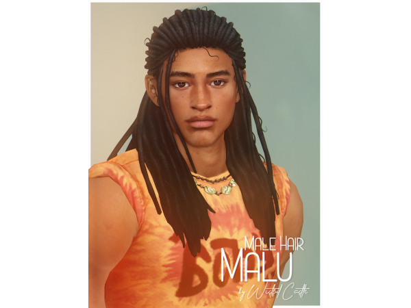 Maxis Match Malu Hair by wistfulcastle - The Sims 4 Custom Content