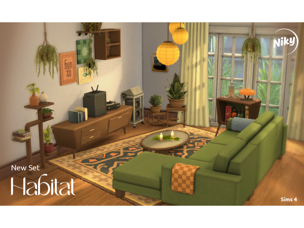Maxis Match New Set Habitat by nikycc - The Sims 4 Custom Content