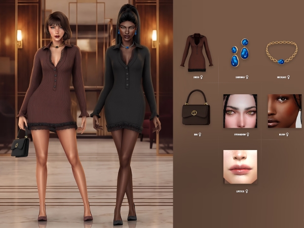 Sims 4 Camille Lookbook