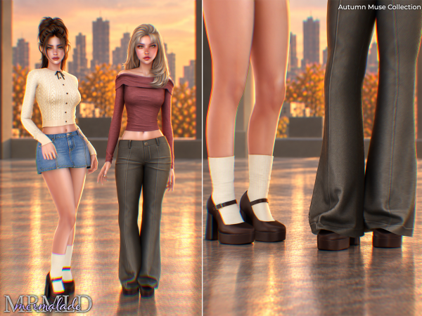 Alpha Autumn Muse Collection - The Sims 4 Custom Content