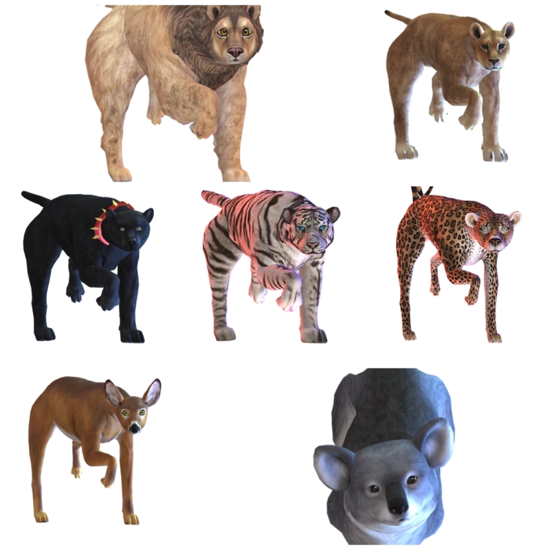 Maxis Match Zoo by simmierena - The Sims 4 Custom Content