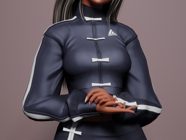 Alpha Dream Fighter Jacket - The Sims 4 Custom Content