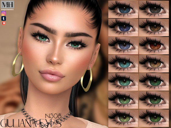 Alpha Giuliana Eyes - The Sims 4 Custom Content