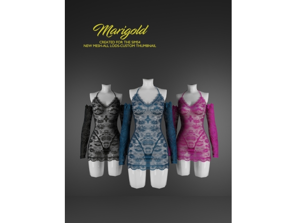 Alpha MARIGOLD TS4_BIANCA - The Sims 4 Custom Content