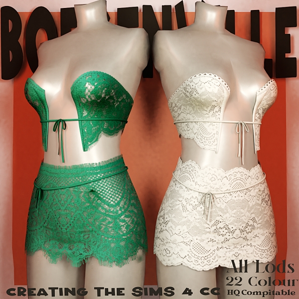 Alpha Boe_Karmila Imely Outfit by boegenville - The Sims 4 Custom Content