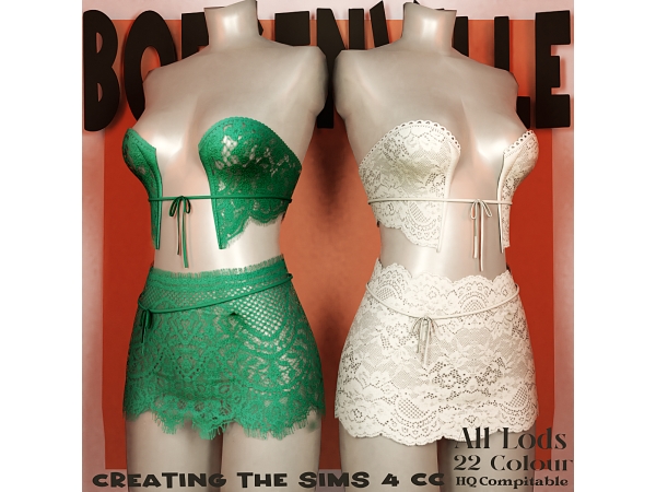 Alpha Boe_Karmila Imely Outfit - The Sims 4 Custom Content